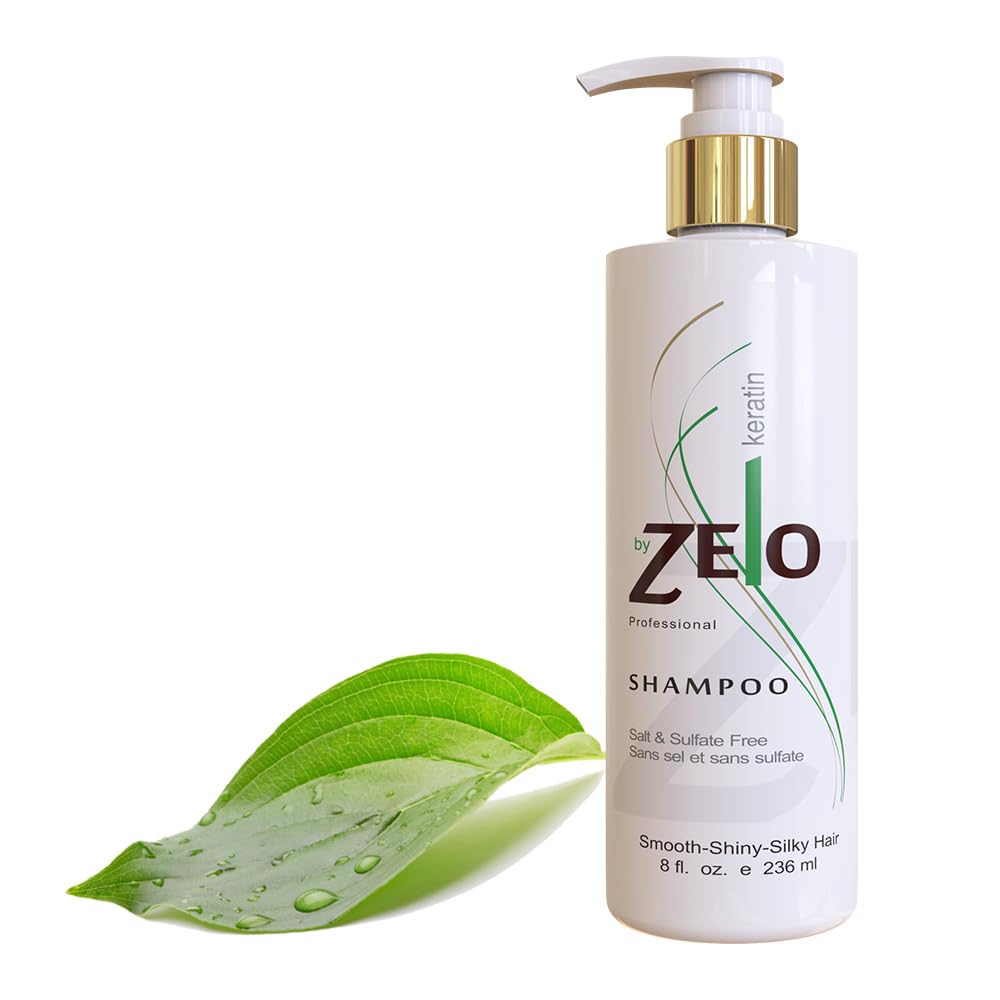 Amazon.com : ZELO Salt & Sulfate Free Shampoo (8 Oz) Keratin